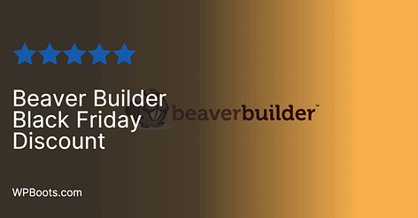 Beaver Builder Black Friday Discount