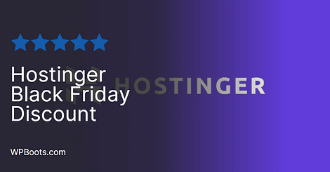 Hostinger Black Friday Discount