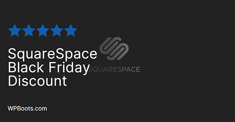 SquareSpace Black Friday Discount
