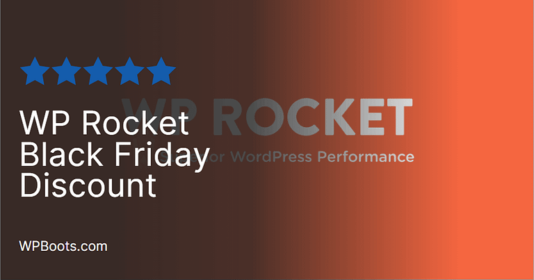 WP Rocket Black Friday Discount