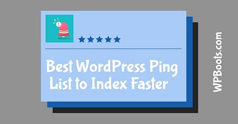 Best-WordPress-Ping-List-to-Index-Faster